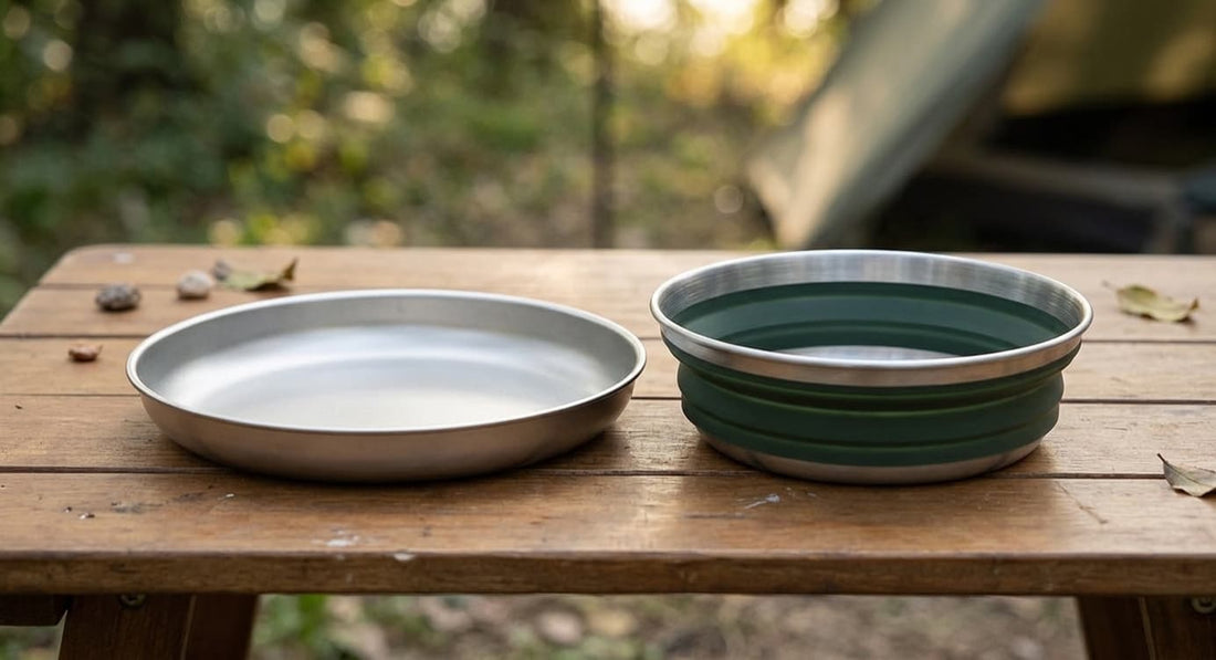 Collapsible Camping Dinnerware vs Traditional Plates: The Weight, Space, and Safety Comparison