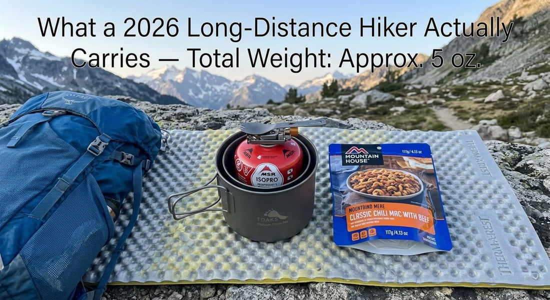 PCT / AT / CDT 2026: What Long-Trail Hikers Actually Carry for Cooking This Season