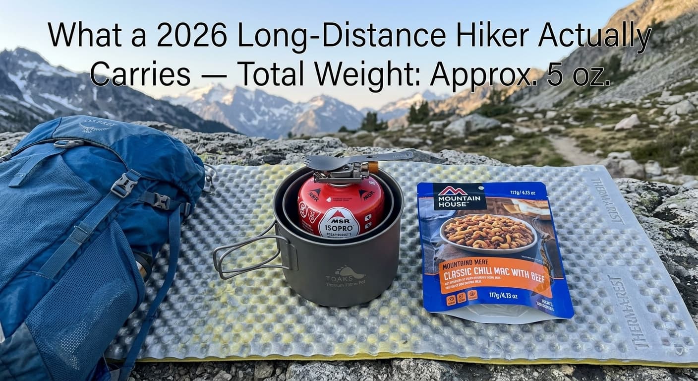 PCT / AT / CDT 2026: What Long-Trail Hikers Actually Carry for Cooking This Season
