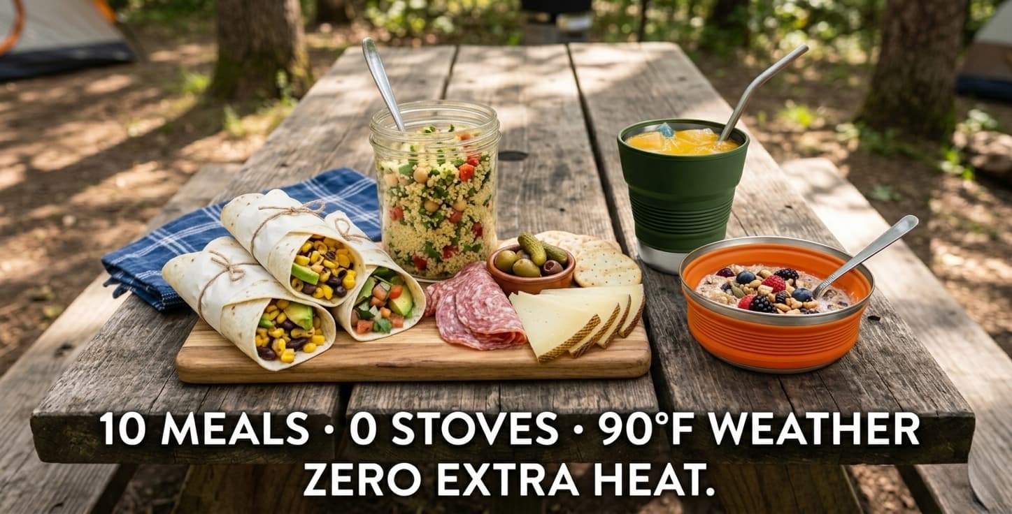 Summer Camping 2026: What to Cook When It's Too Hot to Use a Stove