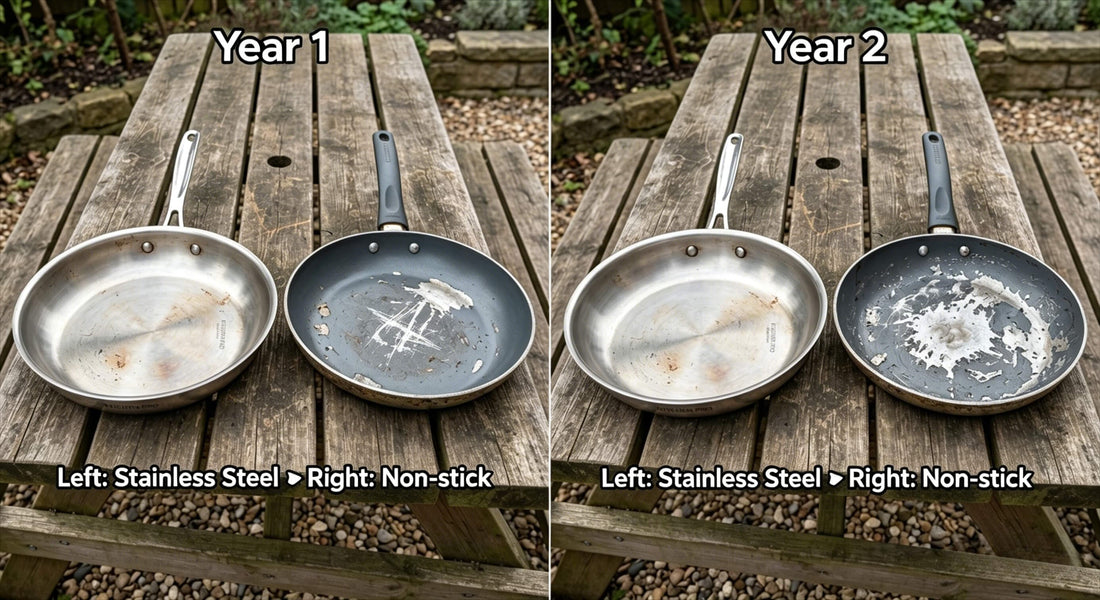 Why Serious Campers Are Ditching Nonstick and Going Back to Stainless Steel