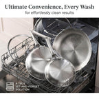 GOWAPA Titanium Hammered Pan With Lid – Perfect for RV Cooking