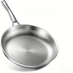 GOWAPA Titanium Hammered Pan With Lid – Perfect for RV Cooking