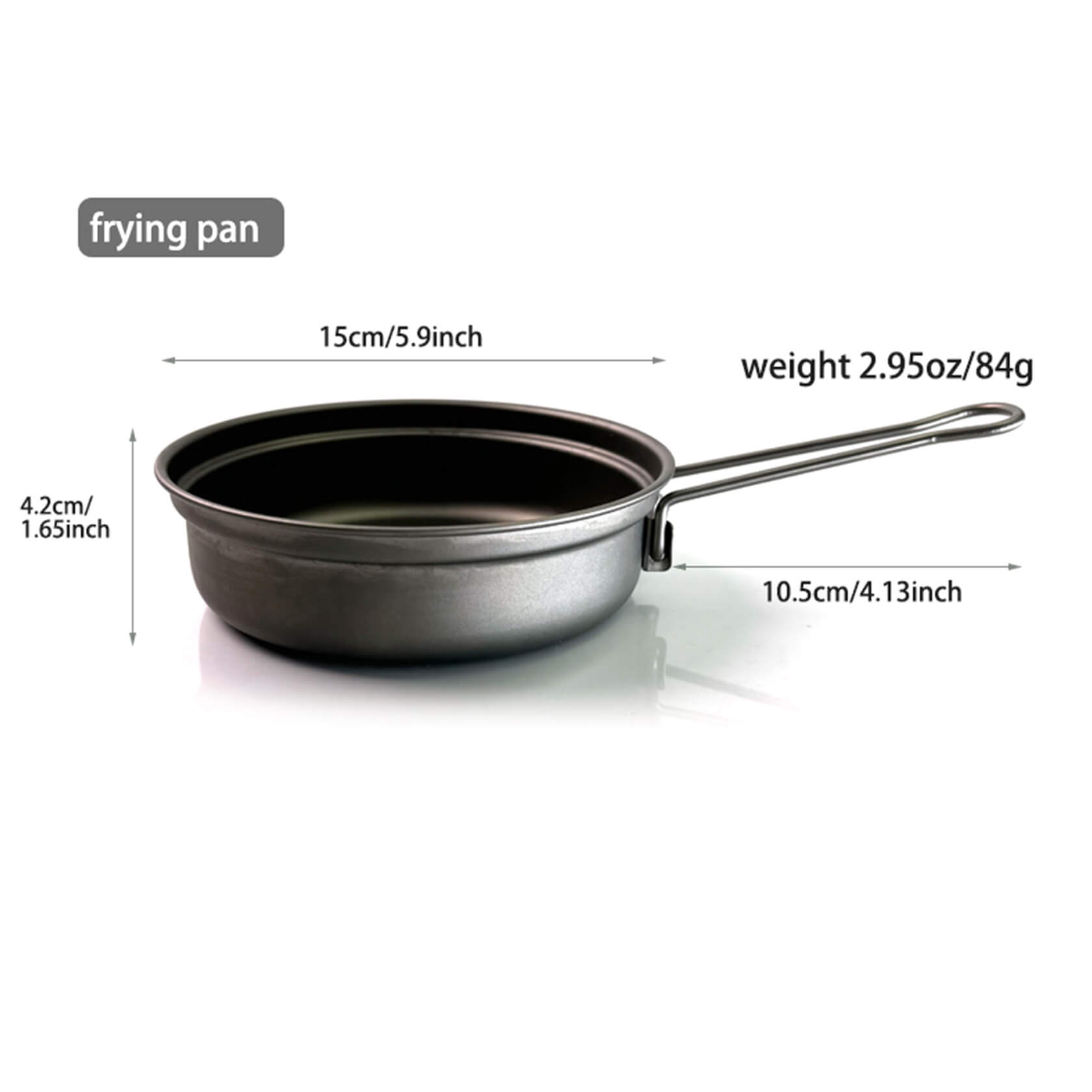 Titanium Cookware Set – 6-Piece Ultralight Outdoor Cooking Kit