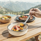 Titanium Folding Utensils Set – Spoon & Fork for Camping