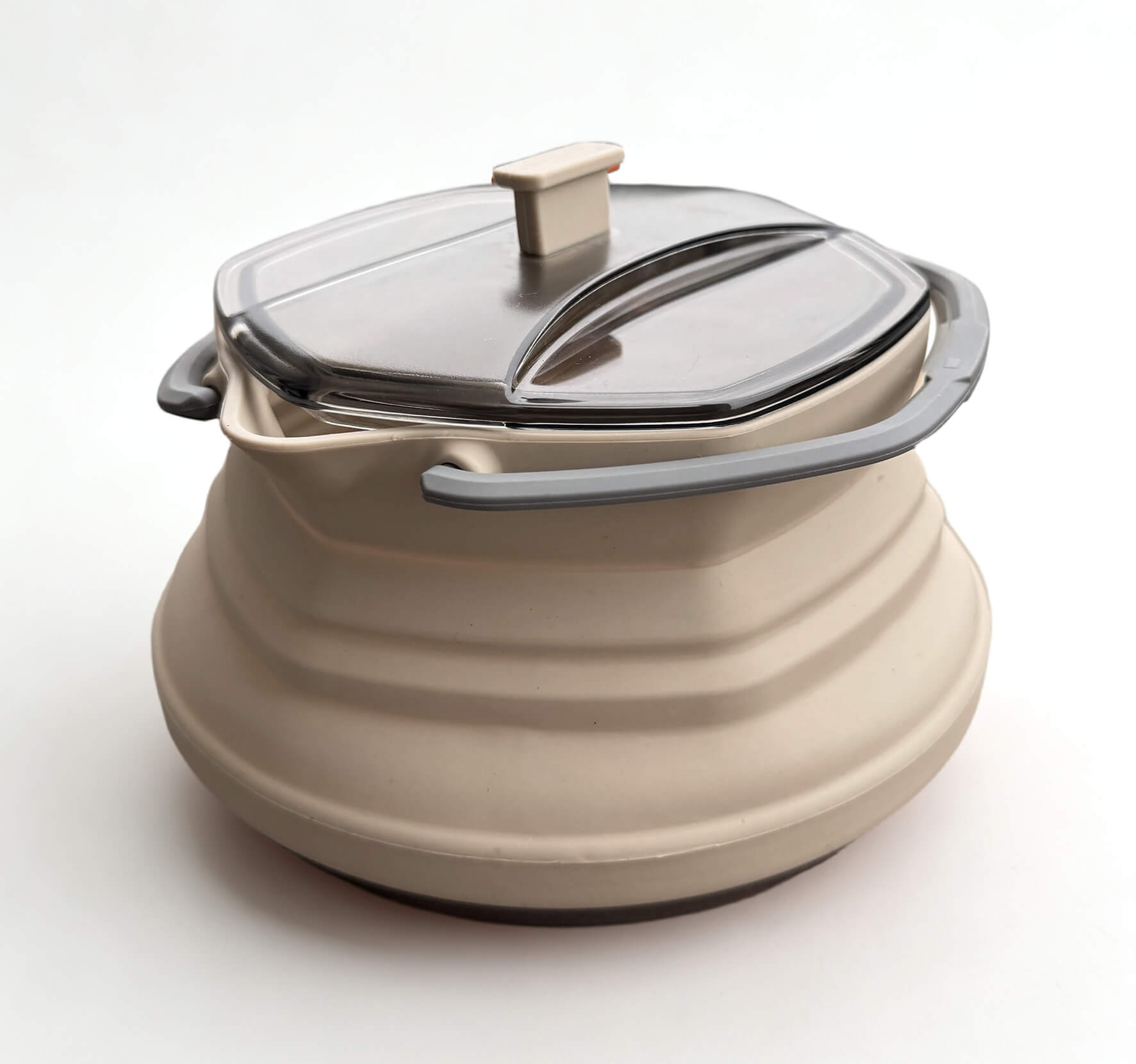 Collapsible Camping Kettle 34oz – Hex Foldable Hiking Kettle