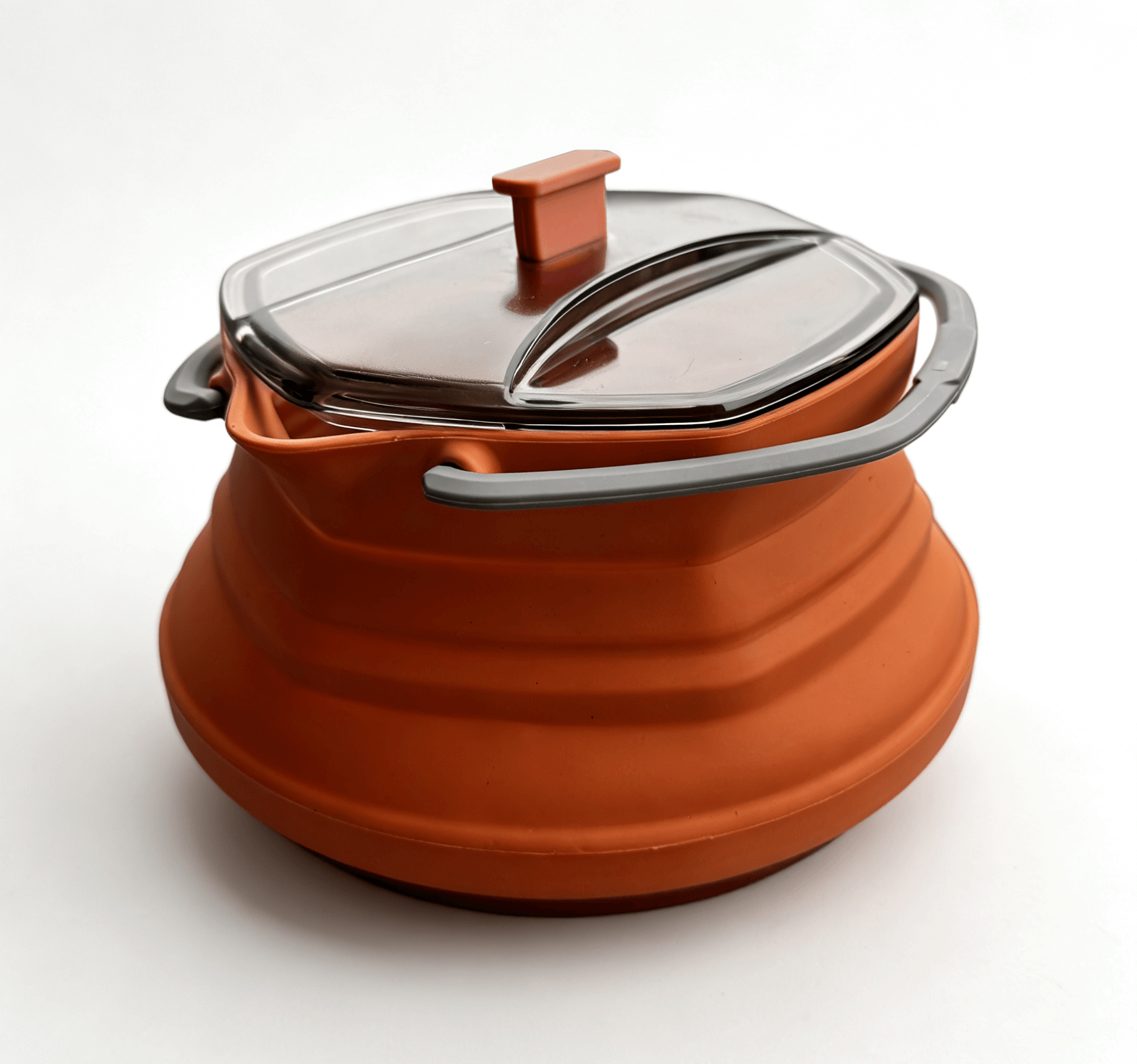 Collapsible Camping Kettle 34oz – Hex Foldable Hiking Kettle