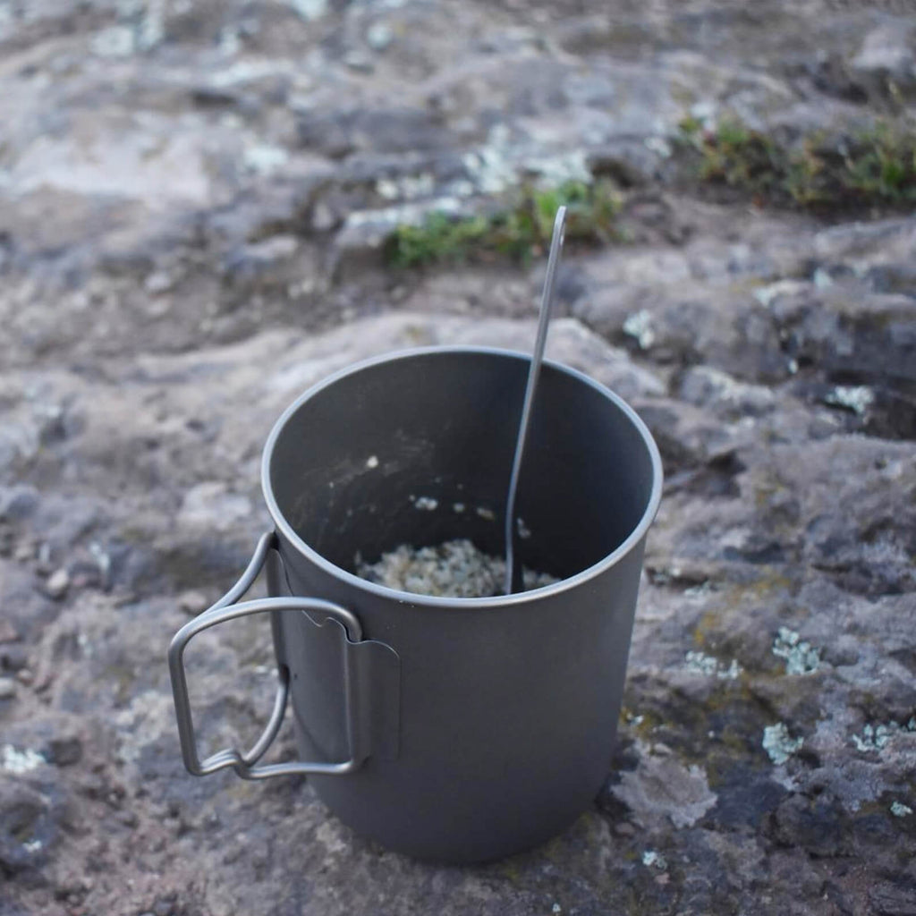 Titanium Outdoor Coffee Mug 550ml & 750ml for Hiking & Camping