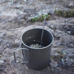 Titanium Outdoor Coffee Mug 550ml & 750ml for Hiking & Camping